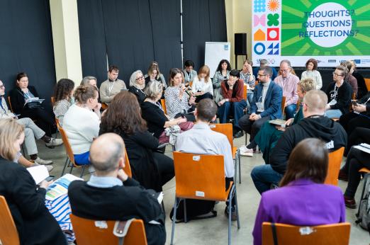 Group discussion at the URBACT event in Wroclaw, second day.