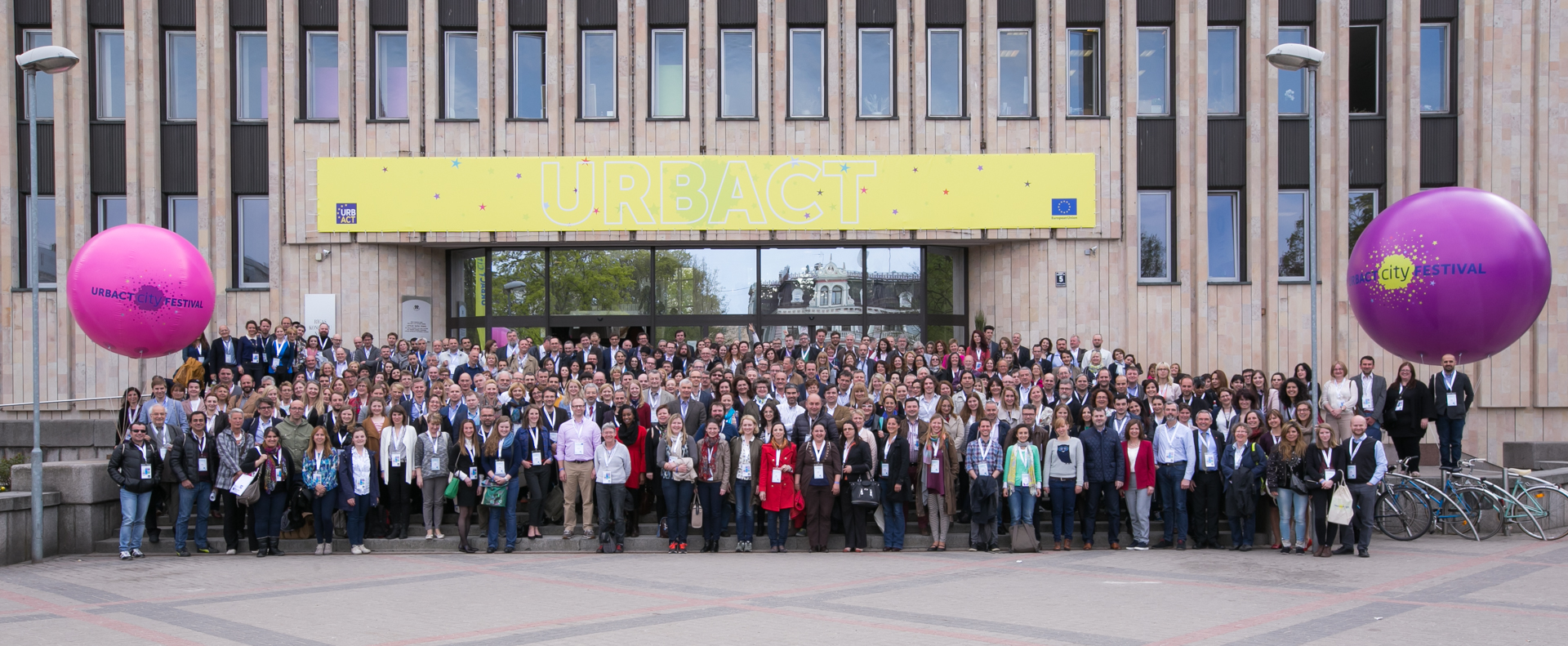 Group picture at the second day of the URBACT City Festival 2017 in Tallinn, on 3-5 October.