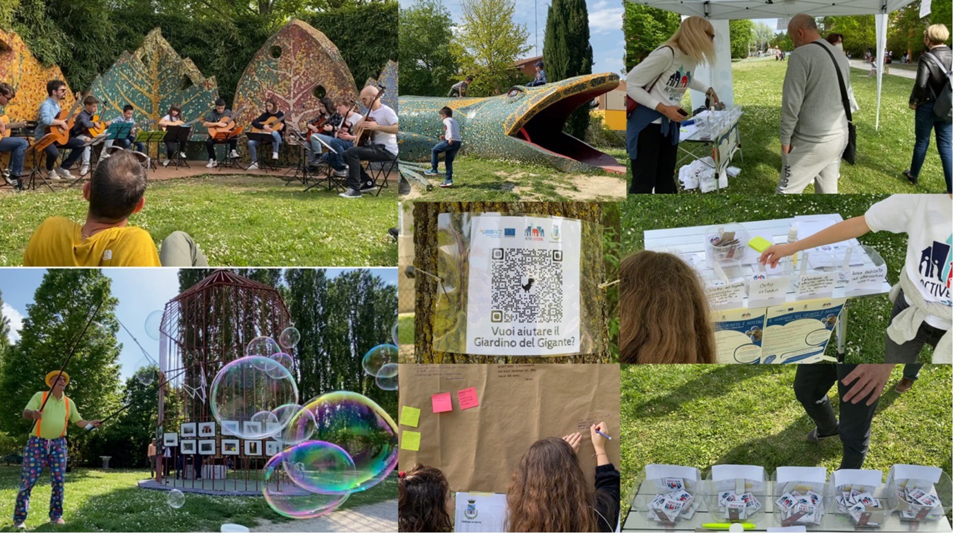 Cento (Italy): the Giants' Garden is ours – a participatory process embedded within a multi-social & cultural event