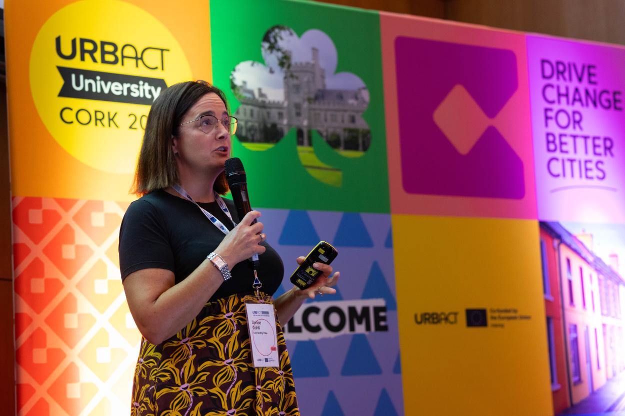 Denise Cahill in plenary