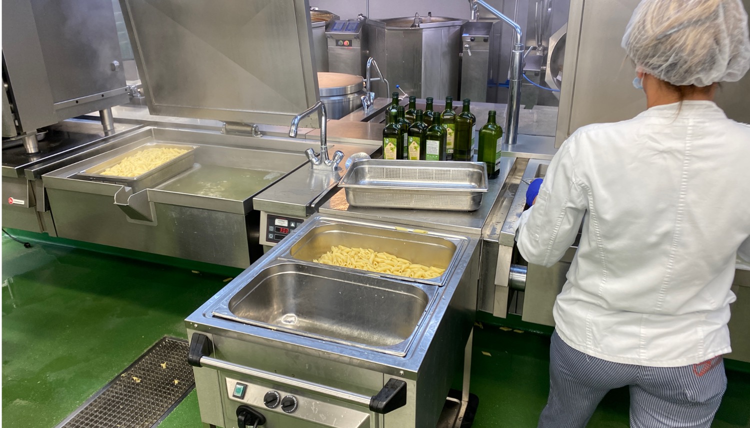 ISoSL inter-municipal association central kitchen preparing 12,000 meals per day (Photo credit, Strategic Design Scenarios)