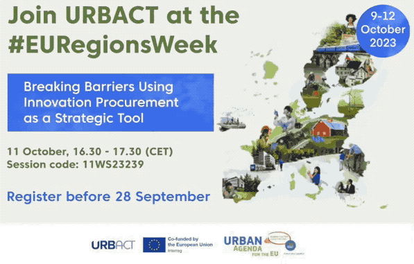 European Week of Regions and Cities 2023 - Innovative public procurement