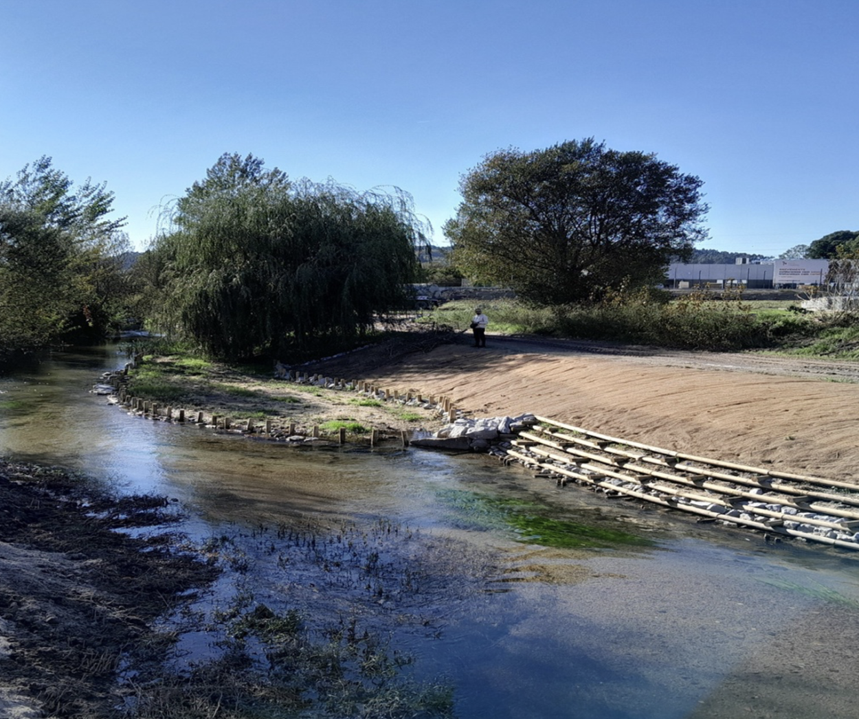 River restoration demonstration area next to the Landscape Laboratory. © Ferenc Albert Szigeti