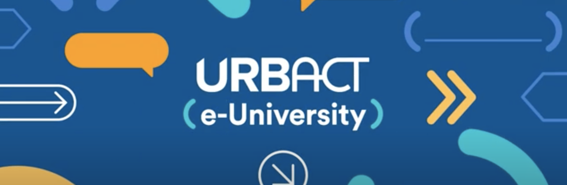 2020 URBACT e-University - banner