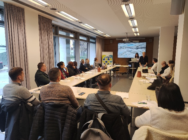 Munich waste management case study being presented to participants