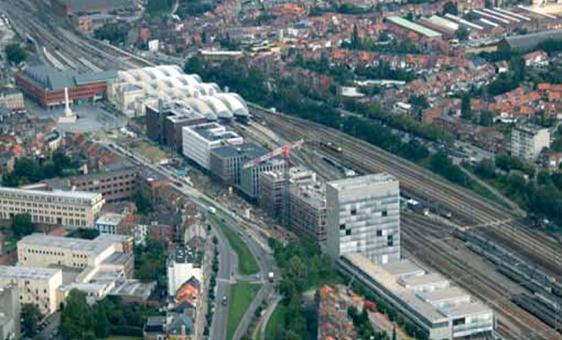 Railway Offices Aerial view
