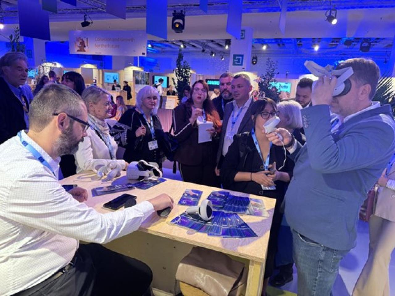 METACITY stand at the EURegionsWeek 2025 with demonstrations of Virtual Reality applications