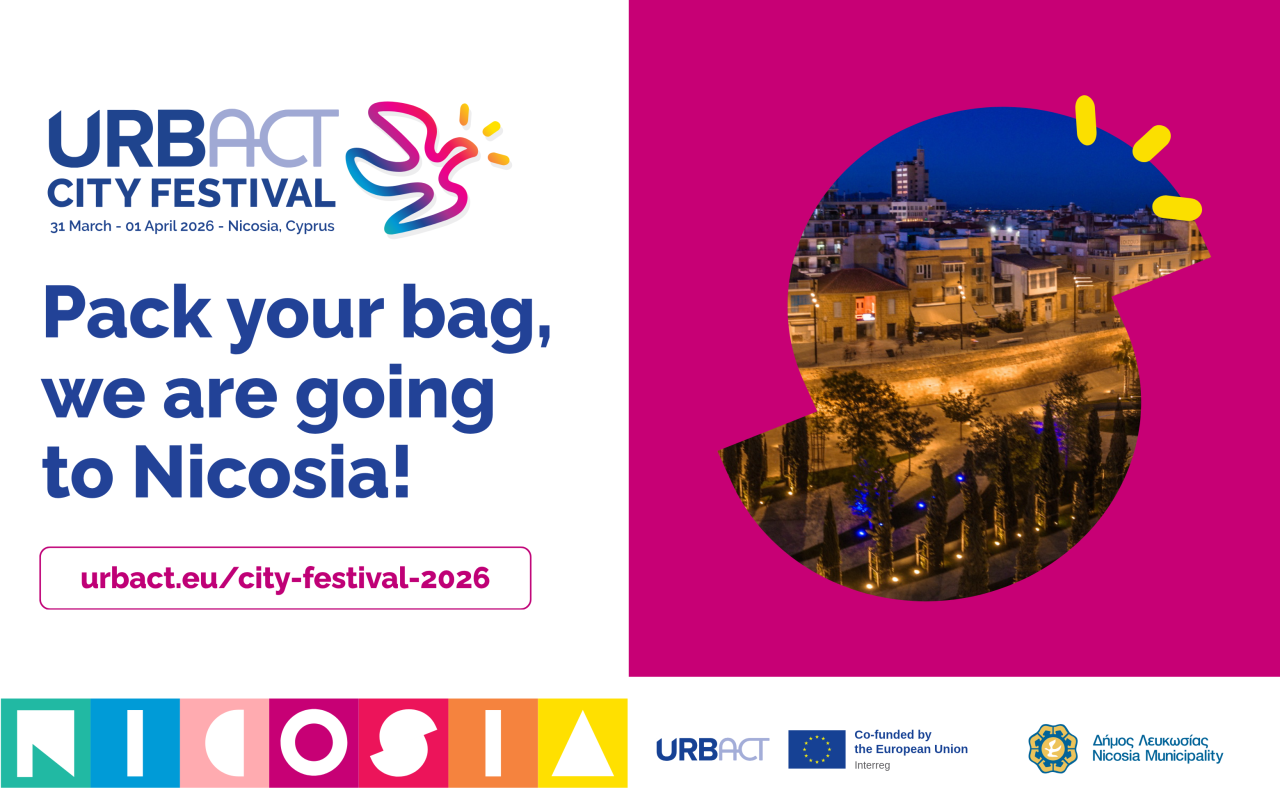 URBACT City Festival 2026 - Pack your bag, we are going to Nicosia.