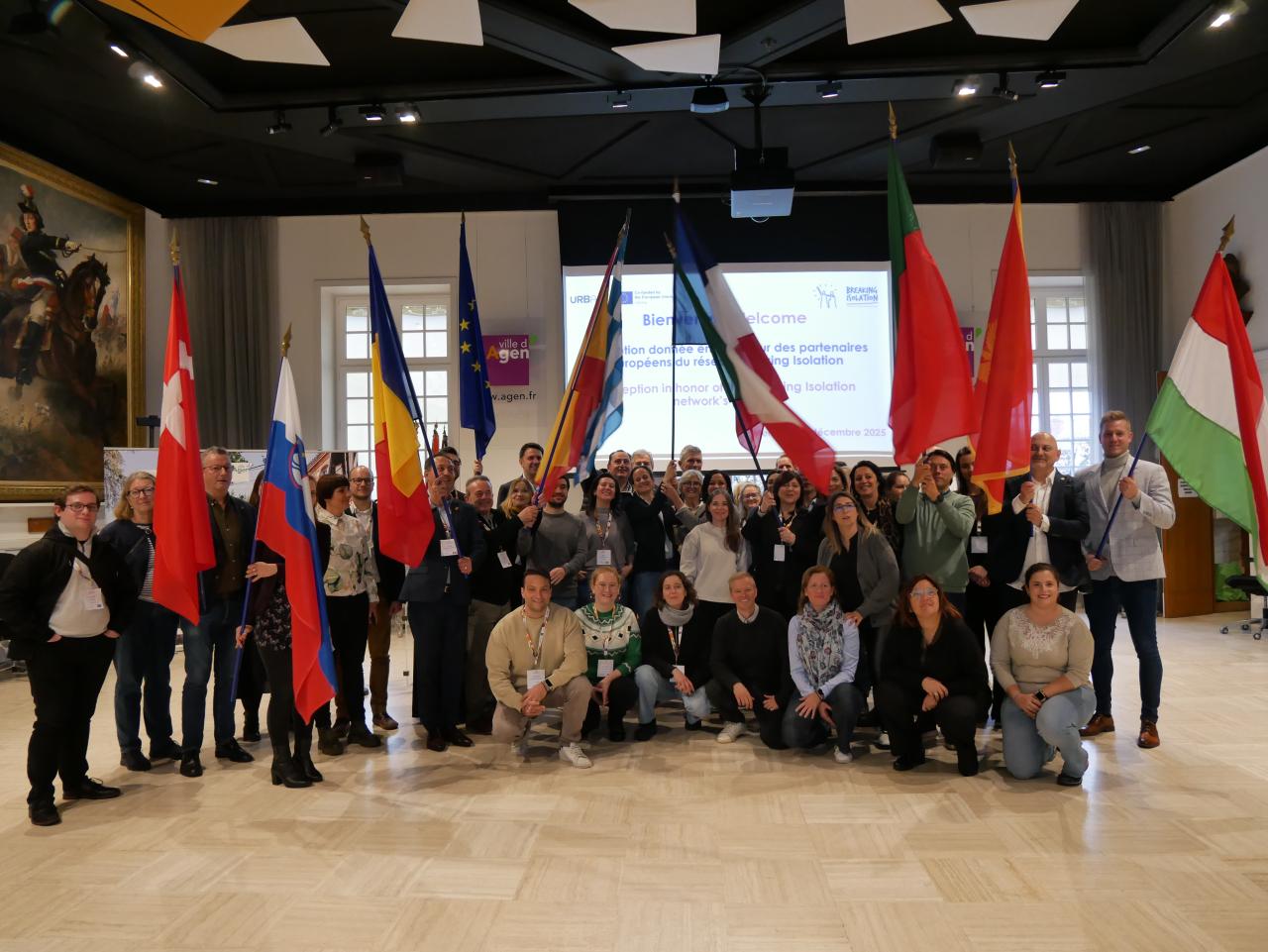 Official reception at Agen City Hall 