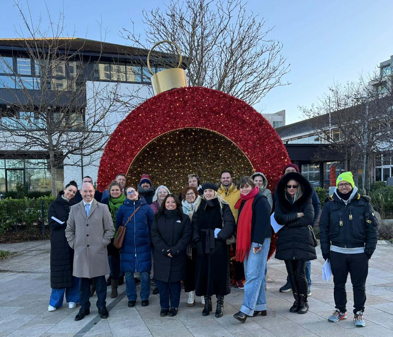 group photo in dublin