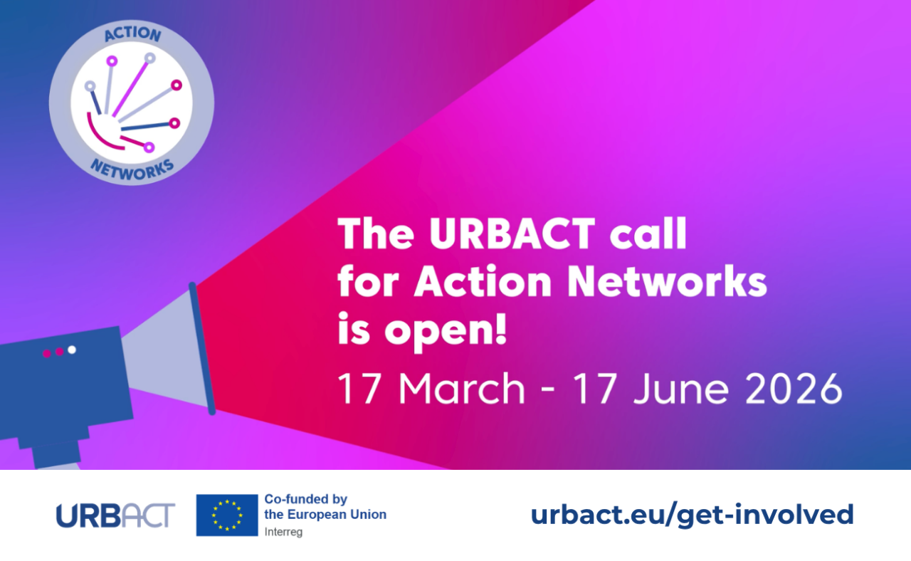 Az URBACT Action Networks Felhívása nyitva áll! 2026. március 17. - Június 17.