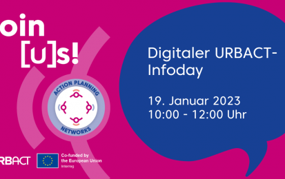 Digitaler URBACT-Infoday für Deutschland und Österreich