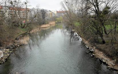 Before (2016) revitalisation of the Oława River. Photo credits: Wrocław.pl.avif