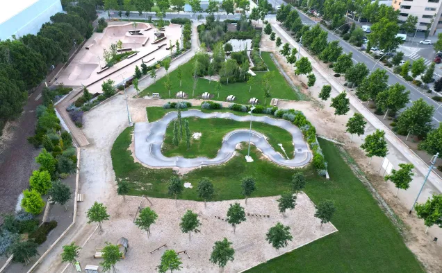 The “Parc Central” adaptation in Igualada after rehabilitation. Photo credits: Municipality of Igualda
