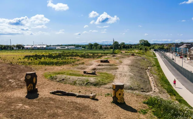 After rehabilitation (2022) of the brownfield. Photo credits: City of Limerick