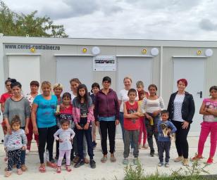 Group picture in Romania