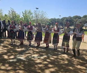 People dancing a popular dance