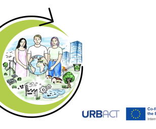 LET'S GO CIRCULAR! visual and URBACT Logo