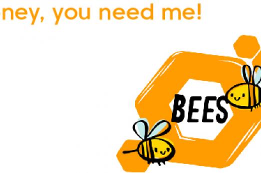 "Honey, you need me" says an URBACT bee