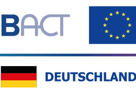 Gemeinsames Logo der Nationalen Kontaktstelle für EUI und URBACT in Deutschland