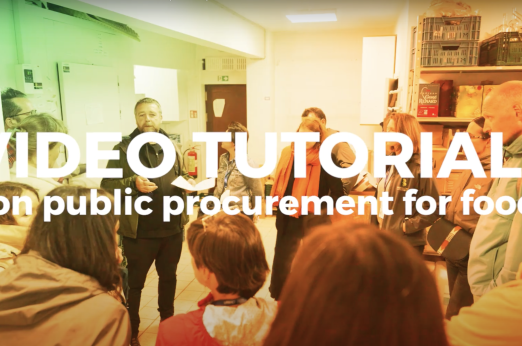 Video tutorials on public procurement for food