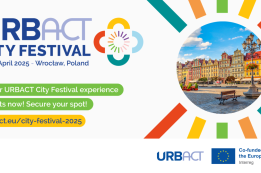 Abia așteptăm să vă urăm bun venit la Festivalul URBACT City 2025, care se desfășoară în vibrantul oraș Wrocław, Polonia, în perioada 8-10 aprilie 2025!   