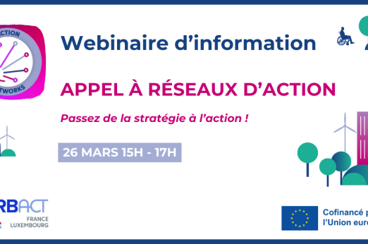 Webinaire national d'information - Réseaux d'action URBACT