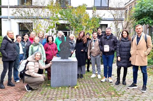 Group photo of the UPA Urban Nature thematric cluster in Utrecht