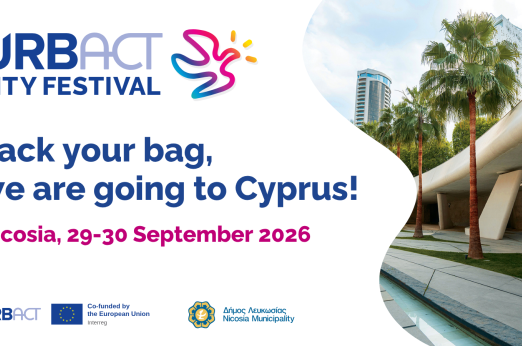URBACT City Festival 2026. Pack your bags for Nicosia.