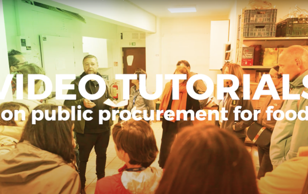 Video tutorials on public procurement for food