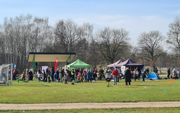 People in a park in Sweden