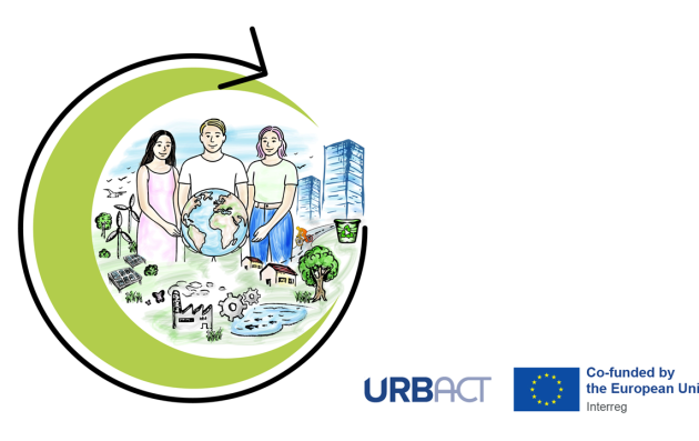 LET'S GO CIRCULAR! visual and URBACT Logo