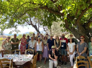 photo group from transnational meeting in Greece