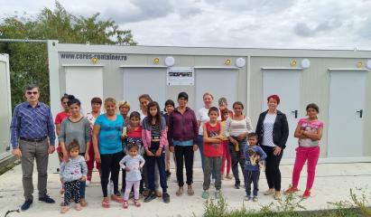 Group picture in Romania