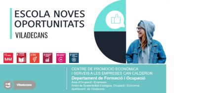 Poster with young girl, promotes the New Opportunities School