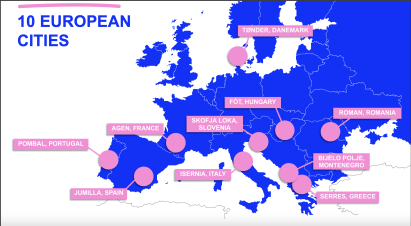10 European cities from the Breaking Isolation URBACT Action Planning Network