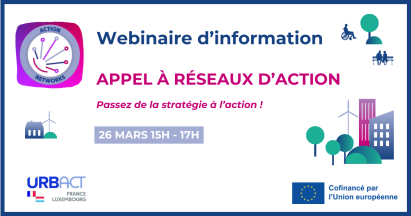 Webinaire national d'information - Réseaux d'action URBACT