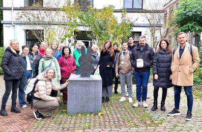 Group photo of the UPA Urban Nature thematric cluster in Utrecht