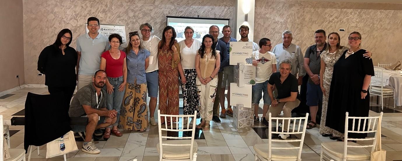 The ECONNECTING Partners during the Manifesto Urban-Linkages Workshop in Berane, Montenegro. Source: ECONNECTING